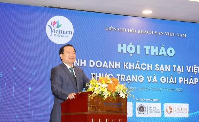 Phó Tổng cục trưởng TCDL Hà Văn Siêu phát biểu tại Hội thảo